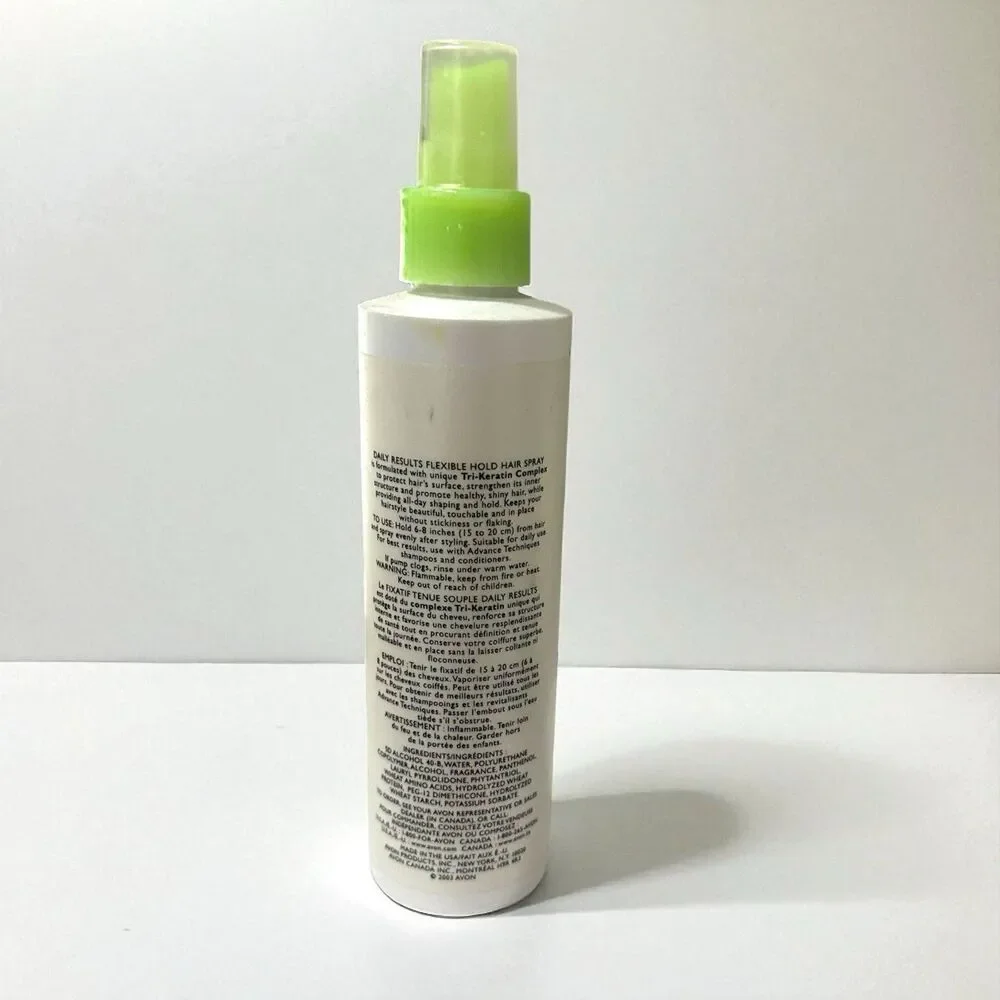 Avon Advance Techniques Flexible Hold‎ Hair Spray Daily Results Discontinued